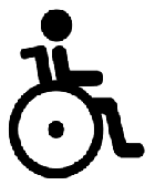 icon of person in wheelchair