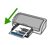 A cartoon of a document coming out of a printer