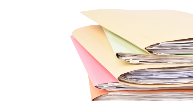 Stack of files