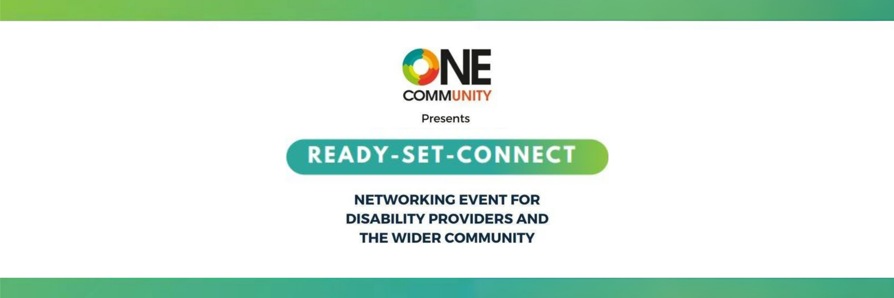 One Community branding for ready set connect