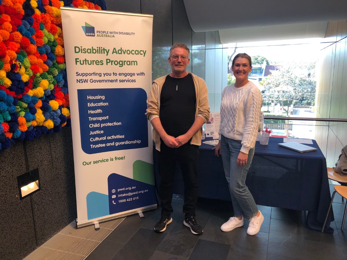 Project Officer, Ramona Leimann and Stephen Lunney - Community Development Co-ordinator from Surry Hills Neighbourhood Centre