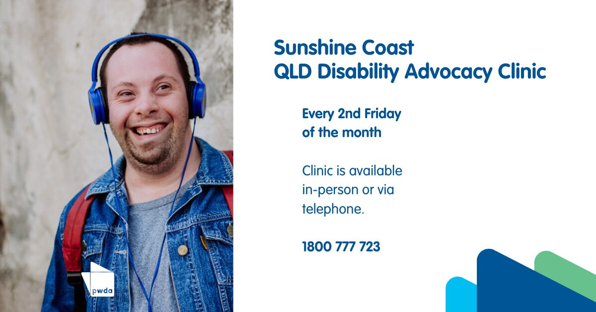 Flyer for QLD Sunshine Coast Advocacy Clinic