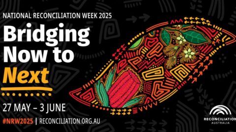 NRW2025 theme artwork created by Kalkadoon woman, Bree Buttenshaw