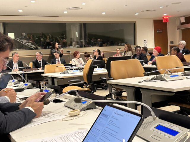 2global disability inclusion report_1 - People with Disability Australia Conference room with global disability inclusion report side event attendees