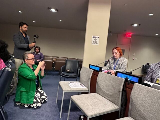 Featured Image size guide WordPress 47 - People with Disability Australia Clare Gibellini multitasking as both support crew and camera operator