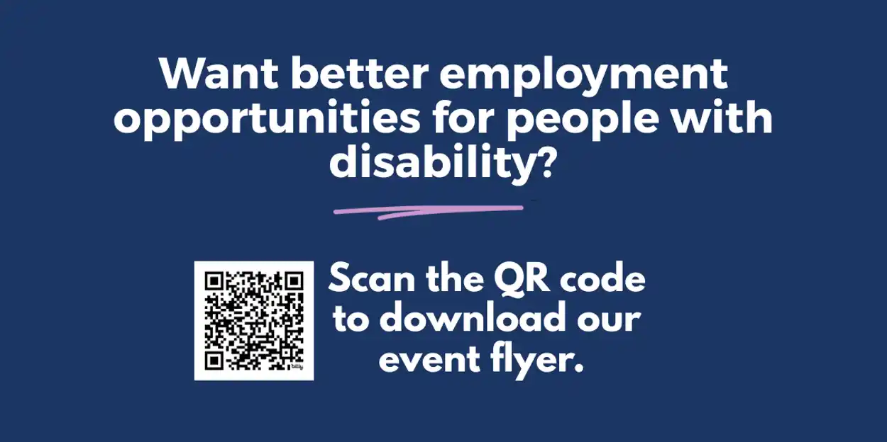 Event Banner with QR code