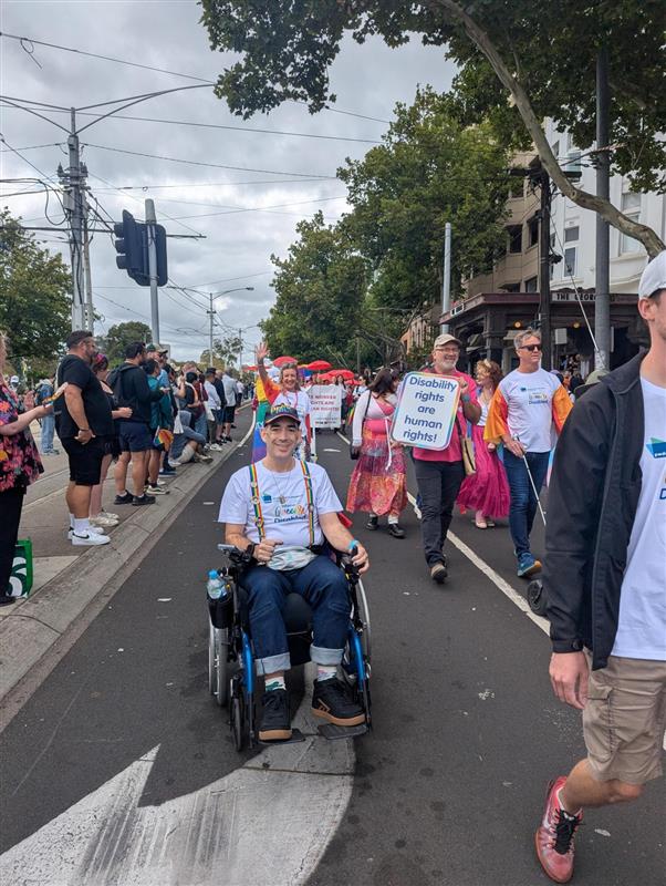 President Jeramy Hope at Midsumma
