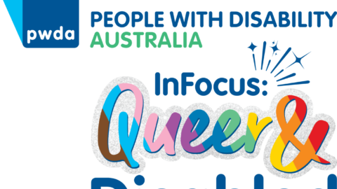 InFocus Queer & Disabled Logo