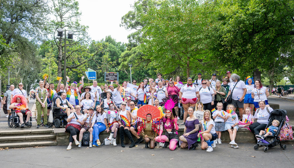 Group photo from Mardi Gras 2026