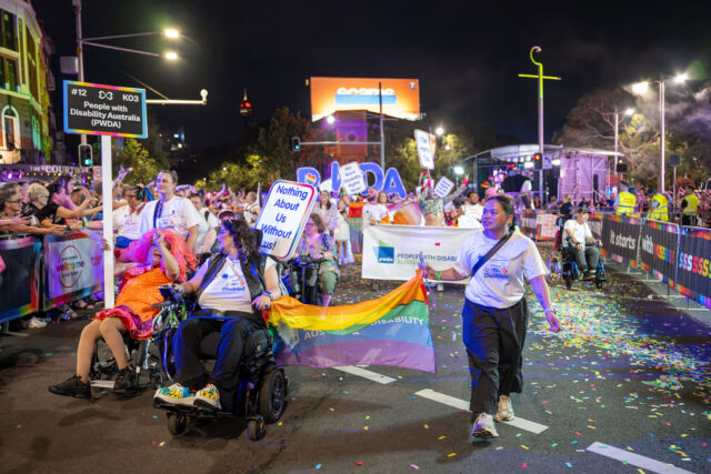 PWDA Mardi Gras participants 2026