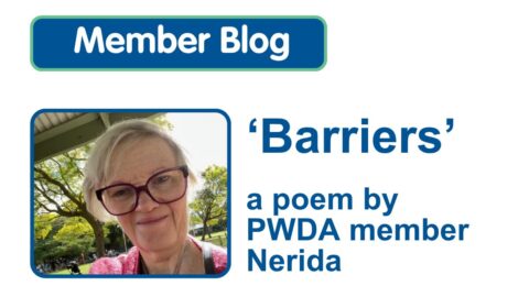 People with Disability Australia | PWDA member blog: 'Barriers' – a poem by Nerida Kingsford People with Disability Australia | PWDA member blog: 'Barriers' – a poem by Nerida Kingsford
