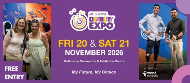 Melbourne Disability Expo banner